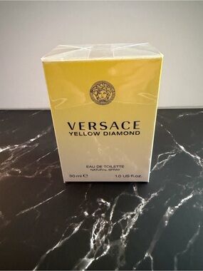 Versace Yellow Diamond Fragrance Box - Yellow/White